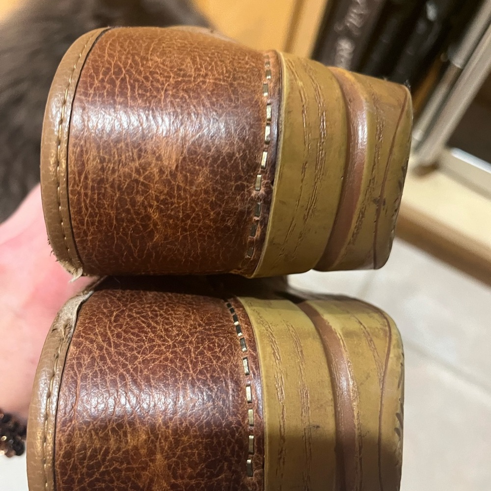 Tan Dansko clogs size 36